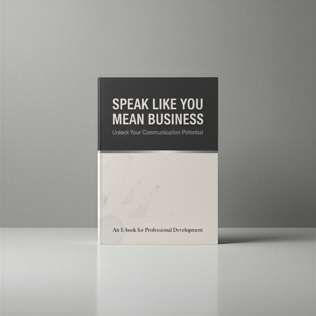 Speak Like You Mean Business - eBook